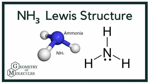 NH3 Lewis Structure (Ammonia) - YouTube
