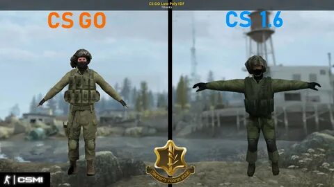 CS:GO Low Poly IDF Counter-Strike 1.6 Mods