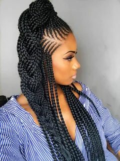 22 Beautiful African Braid Updo Hairstyles - african braidin