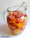 Wine and Glue: Sunset Sangria Sangria recipes, Yummy drinks,
