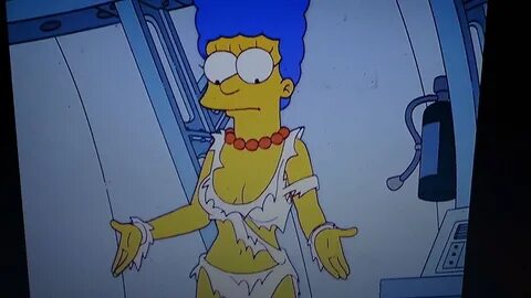 Marge Simpson shows her navel - YouTube