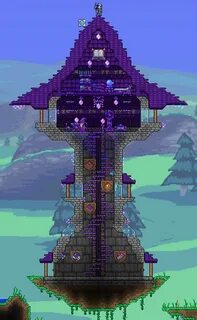 r/Terraria on Twitter: "NPC houses part 17: Here's the Wizar