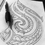 Maori tattoo design #polynesian #tattoo Maori tattoo designs