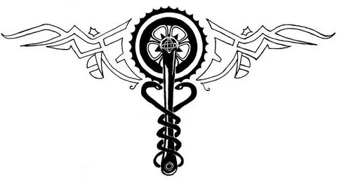 infamous 2 cole macgrath caduceus tattoo by n8s on DeviantAr