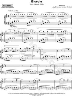 MusicMike512 "Bicycle" Sheet Music (Piano Solo) in C Major -