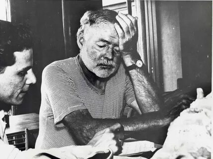 Hemingway / Ernest M Hemingway Grosser Schriftsteller Grosse