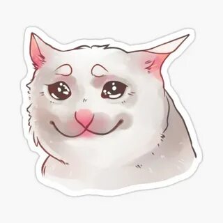 "Crying cat" Sticker by Flaamez Redbubble
