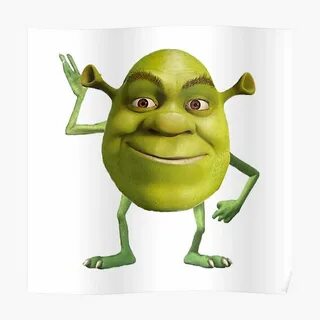 Mike Wazowski Meme Shrek Bruh Face - Mijon-Maalai