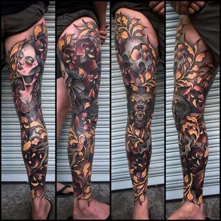 needs more tattoos! Leg sleeve tattoo, Leg tattoos, Sleeve t