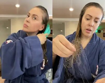 Alyssa Milano Is Losing Her Hair After Suffering From COVID-