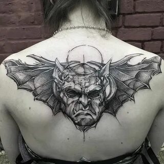 Gargoyle On Girls Back