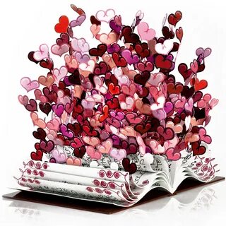 Book of Love - Pink - Eden Fine Art Gallery Cute Korean Girl, Fine Art ...