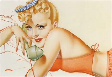 Vintage Pin Up Girls Art by George Petty Page 1
