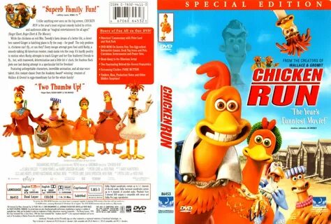 CHICKEN RUN (2000) R1 DVD COVER & LABEL - DVDcover.Com