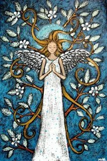 Angel of Peace by Margaret Blanchett Angel art, Angel drawin