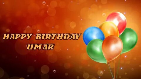 Happy Birthday Umar Image - 1920x1080 - Download HD Wallpape