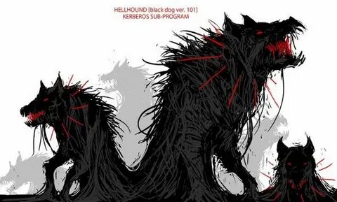 SUB-PROGRAMA HELLHOUND de Abelardo Monster concept art, Fant