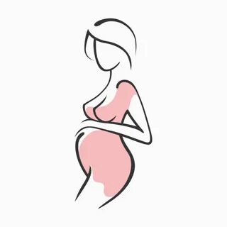 Cartoon Of The How To Draw A Pregnant Woman Сток видеоклипы 