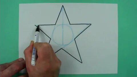 Wie zeichnet man freihändig einen Stern? Zeichnen für Kinder