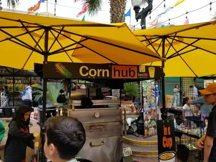 Street food vendor, Cornhub, uses logo that looks like Pornh