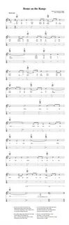 Home on the Range - Easy Banjo Sheet Music and Tab with Chor