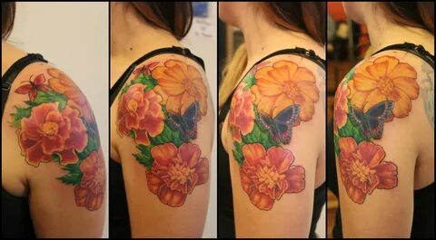 Visit the post for more. Marigold tattoo, Tattoos, Floral ta