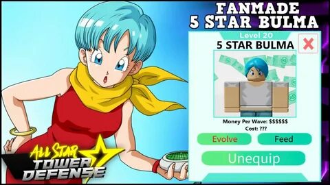 5 Star Bulma All Star Tower Defense (Fanmade) - YouTube