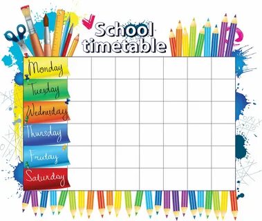 Create a Back To School Daily Schedule You Will Love School 