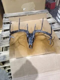 Rebar deer antlers Metal art projects, Metal projects, Weldi