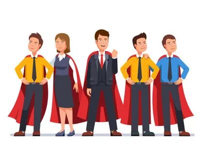 Hero Cartoon Businesswoman In Red Cape Сток видеоклипы - iSt