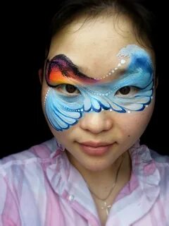 Girl Face Painting. 