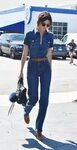 Kendall Jenner off-duty Como usar cinto, Looks, Moda