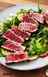 This Seared Ahi Tuna With Arugula Salad Is PERFECT For Date 