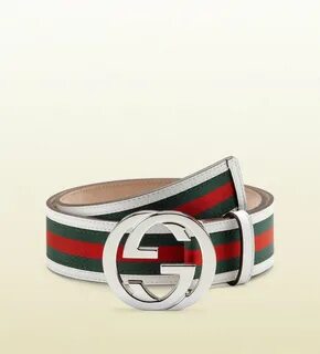 Red and Green Authentic Gucci Belt