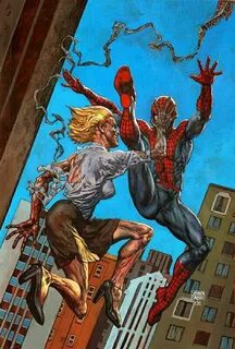 #Spiderman #Fan #Art. (Spiderman cover) By: Glenn Fabry. (TH