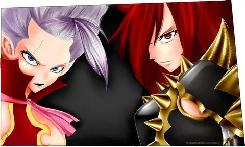 mirajane_x_erza_by_silent_fly-d4gyodu.png - Просмотр картинк