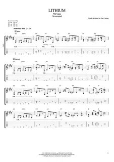 Lithium by Nirvana - Full Score Guitar Pro Tab mySongBook.co