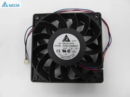 Delta blower fan FFB1248EH 1238 48V 3 wire wind capacity Кул