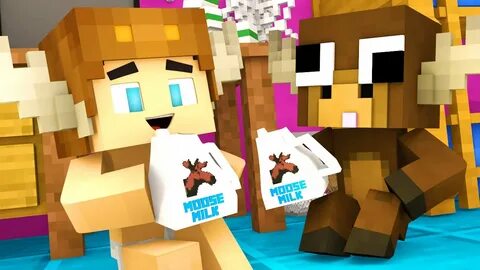 Minecraft Kindergarten - PET MOOSE ?! (Minecraft Roleplay) #