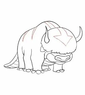 How To Draw Appa From Avatar The Last Airbender - Draw Centr