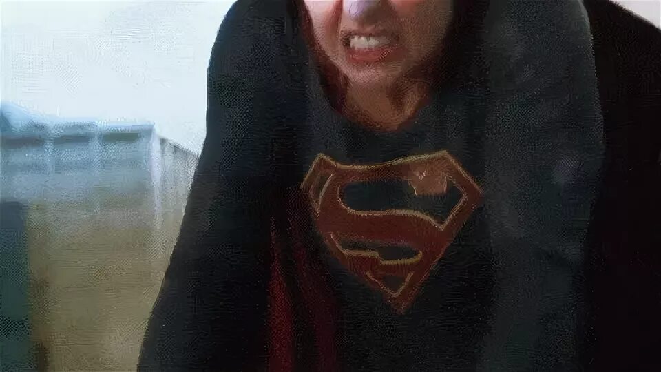 Supergirl S01E06 - Heat Vision Scene HD animated gif