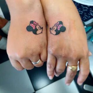 21 Adorable Couple Tattoos Inspired By Disney Mickey and min