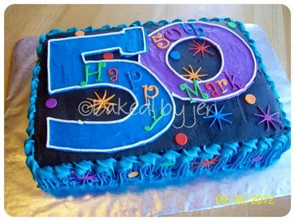 50th Birthday - Over the Hill Birthday sheet cakes, 50th bir