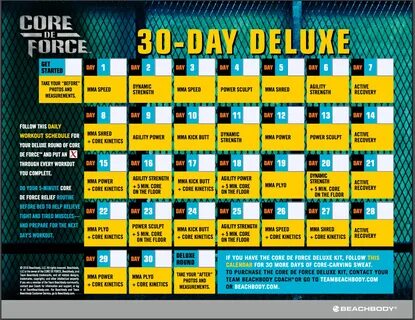 Core De Force Calendar (Deluxe), Core De Force Deluxe Calend