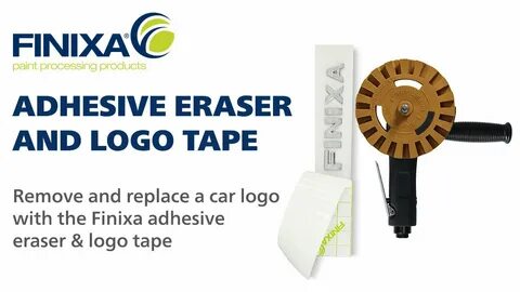 Remove and replace a car logo with the Finixa adhesive erase