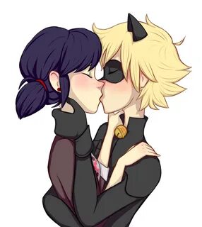 Marichat Kiss Miraculous ladybug, Ladybug, Miraculous ladybu