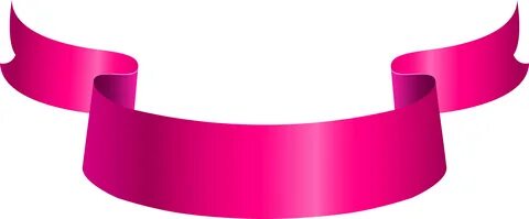 Pink Ribbon Banner Png , Transparent Cartoon - Jing.fm