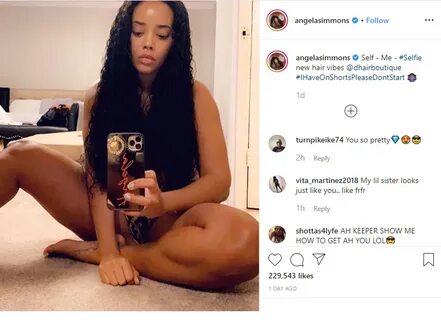 Don’t Hurt Them Bae': Angela Simmons Shakes Up Social Media 