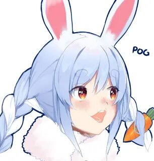 Safebooru - 1girl animal ears blue hair blush braid bunny gi