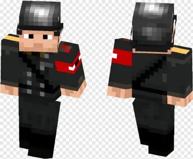 Nazi Soldier - Male Minecraft Skins, HD Png Download - 485x4